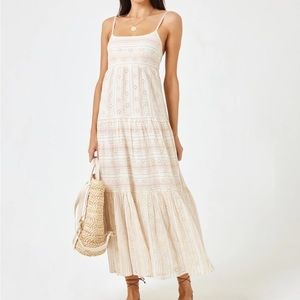 L*space eyelet santorini maxi dress